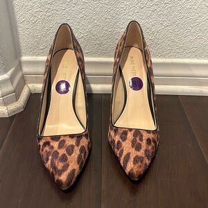 Nine West leopard print 4” heels